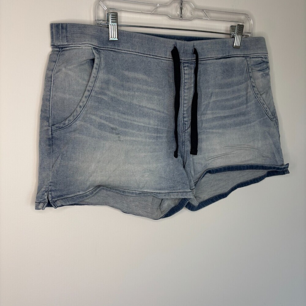 LEVI STRAUSS Signature Lounge Shorts Women 18 Pull On Drawstring Pockets Stretch